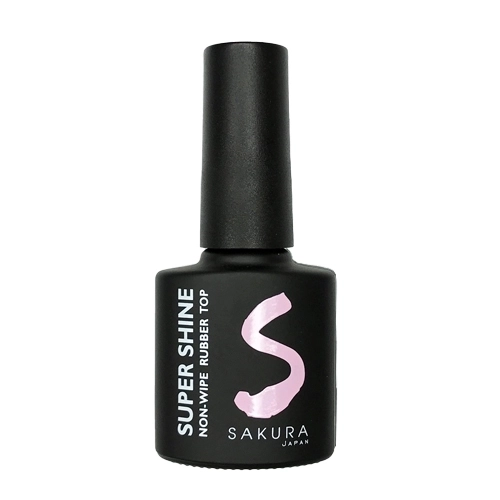 Топ для ногтей Sakura Super Shine Top Coat Non Wipe, без липкого слоя, 8 мл Top001