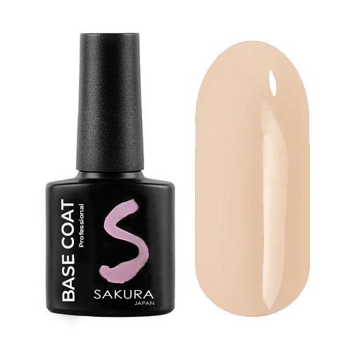 Камуфлирующая база для ногтей Sakura Nude base 7, 8 мл BAS007