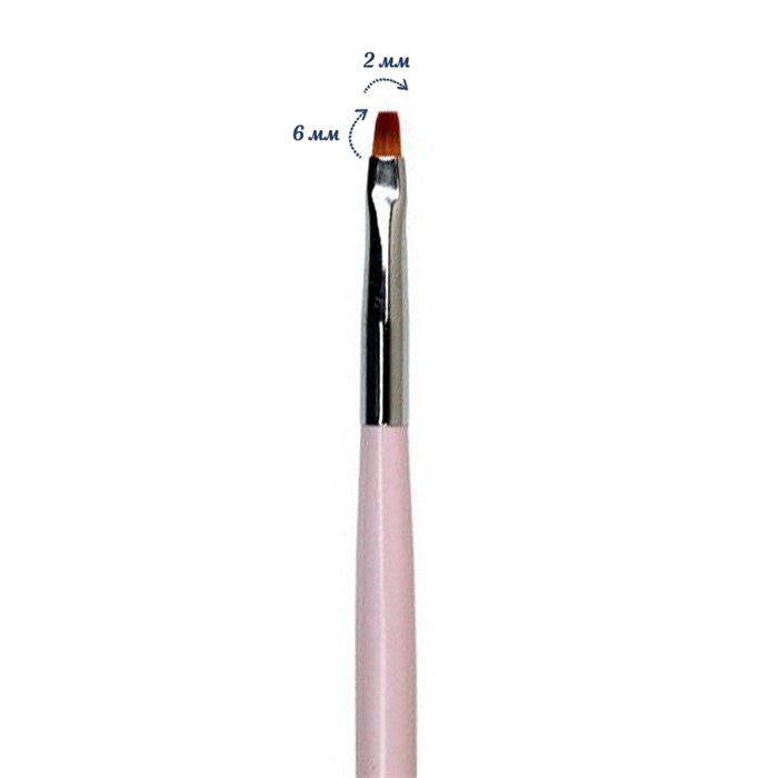 Кисть для геля Sakura плоская №2 sb01.