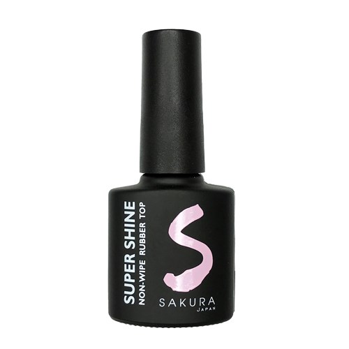 Топ для ногтей Sakura Super Shine Top Coat Non Wipe, без липкого слоя, 8 мл Top001